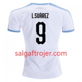 Uruguay Fodboldtrøjer Luis Suarez 9 Udebanesæt Copa América 2019 Kort ærmer